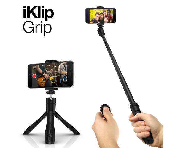 IK MULTIMEDIA IKLIP GRIP SELFIE STICK E TREPPIEDE PER SMARTPHONE E FOTOCAMERA